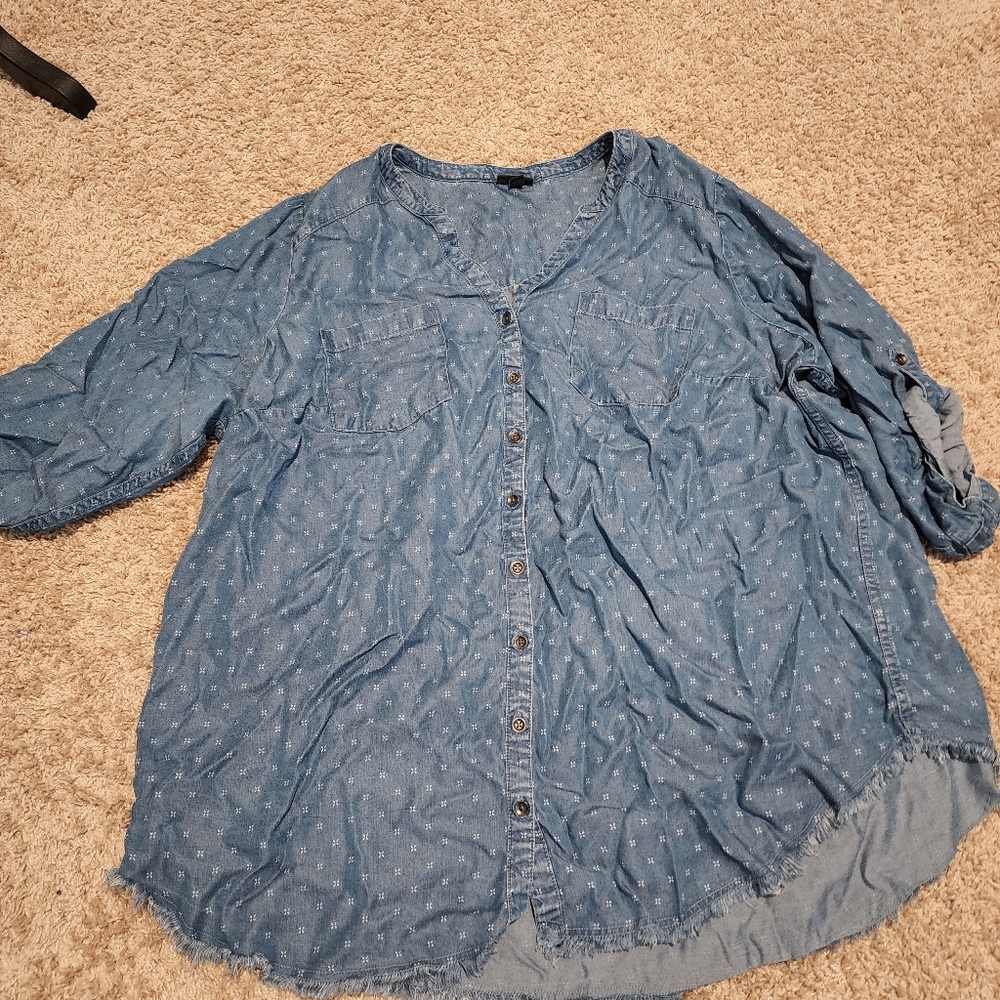 Demin long-sleeve